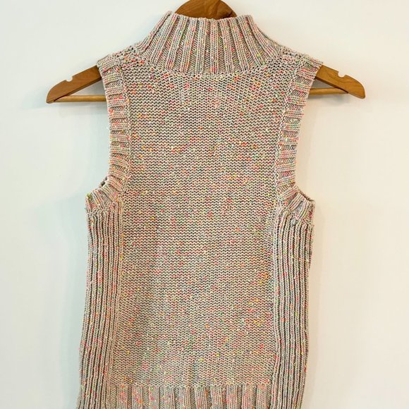 Anthropologie Sleeveless Sweater Turtleneck Tank - Picture 4 of 6